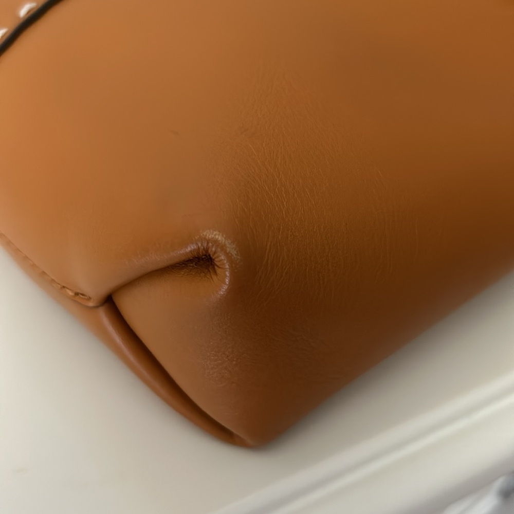 Tory Burch Squash Smooth Leather Mini McGraw Satchel - Picture 12 of 13